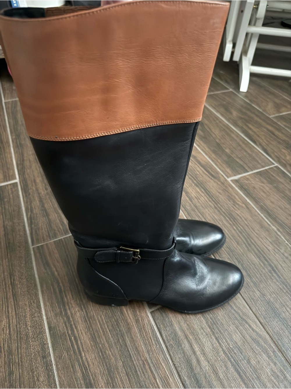Isaac Mizrahi Black and Brown Women's Boots